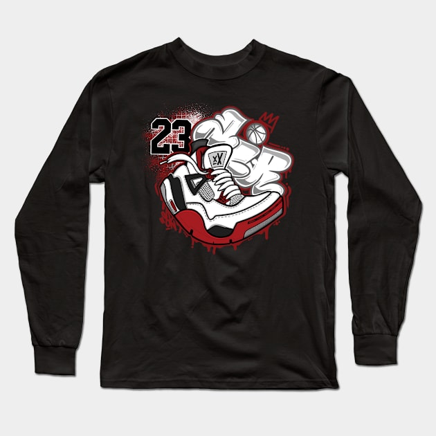 SneakerHead Long Sleeve T-Shirt by SKetchdProductions